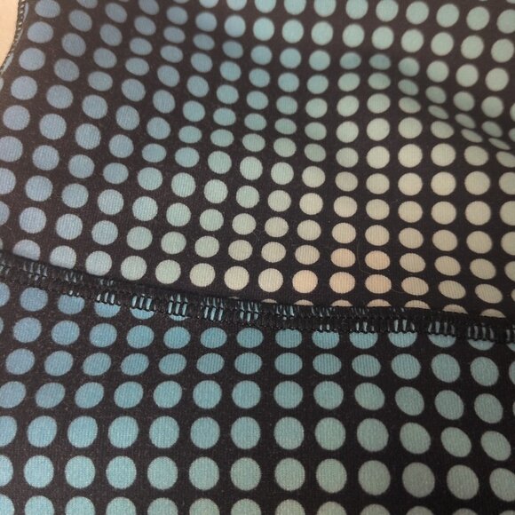 Lululemon 6 Blue Cosmic Dot Leggings Wunder Under Pant III 25" 7/8 Full on Luon - Picture 9 of 12